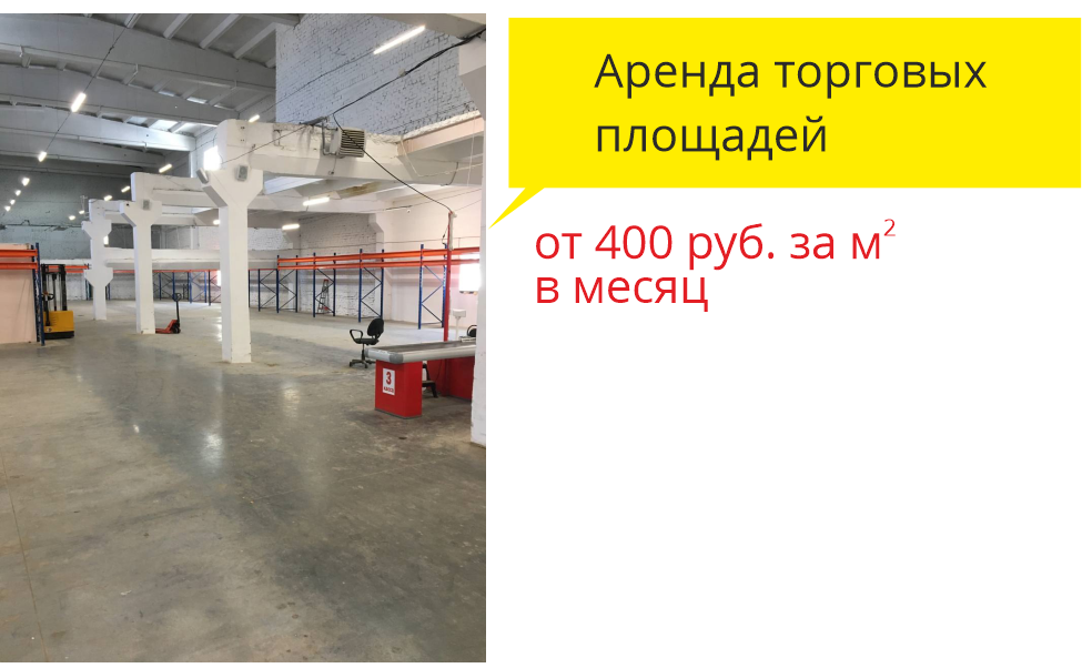 Аренда торговых площадей